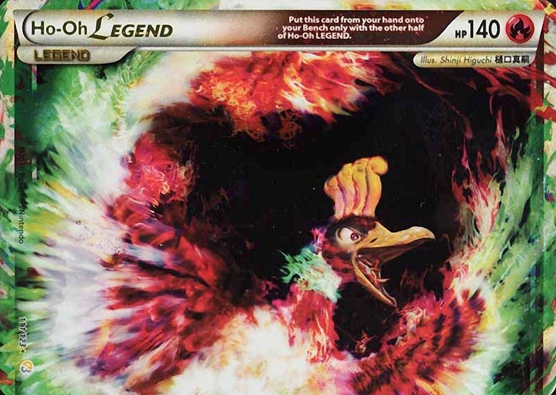 2010 Pokemon Heartgold & Soulsilver HO-Oh Legend-Holo #111 TCG Card