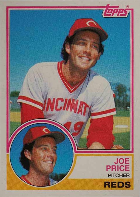 1983 Topps Joe Price #191 Baseball Card