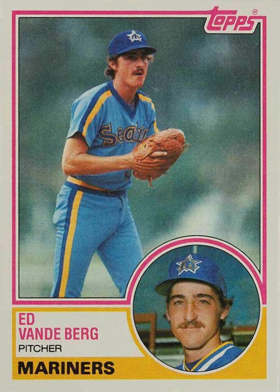 1983 Topps Ed Vandeberg #183 Baseball Card