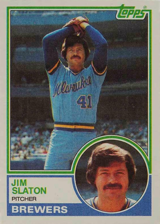 1983 Topps Jim Slaton #114 Baseball Card