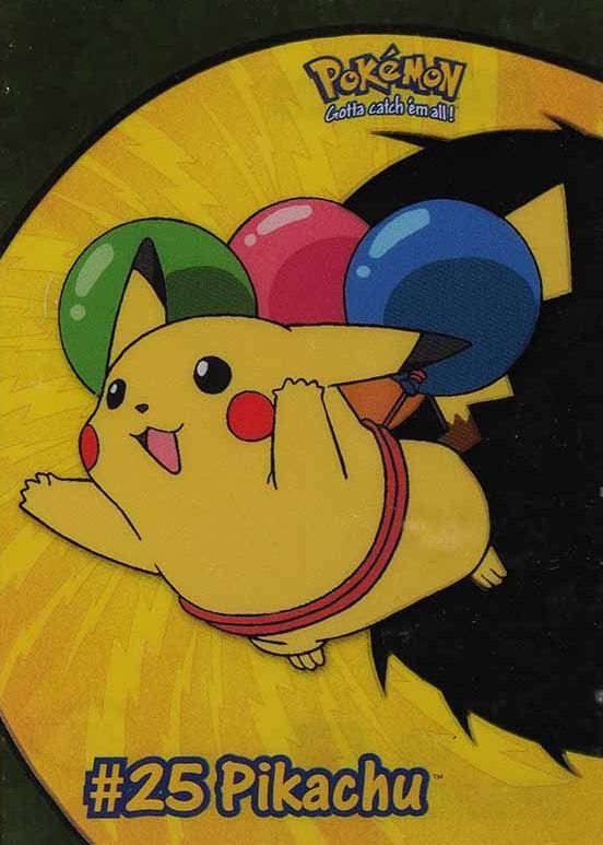 2000  Topps Pokemon TV Animation Clear Cards Pikachu #PC1 TCG Card