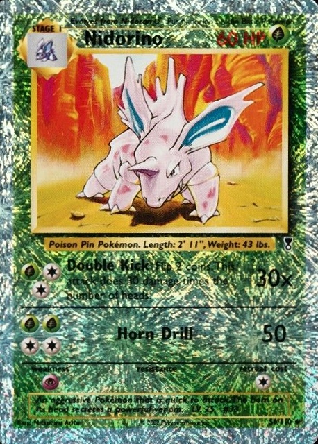2002 Pokemon Legendary Collection  Nidorino-Reverse Foil #56 TCG Card