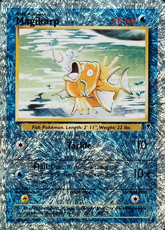 2002 Pokemon Legendary Collection  Magikarp-Reverse Foil #52 TCG Card