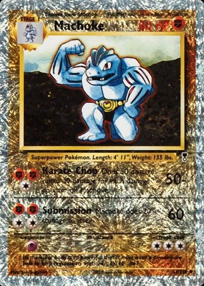 2002 Pokemon Legendary Collection  Machoke-Reverse Foil #51 TCG Card
