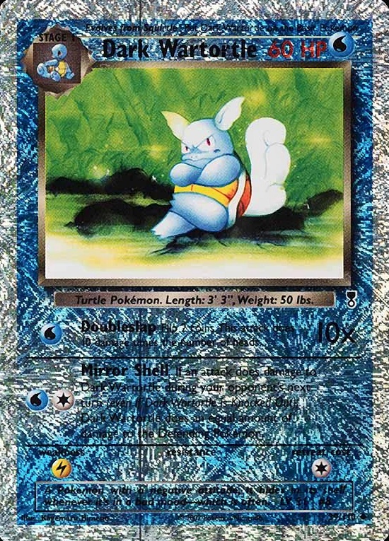 2002 Pokemon Legendary Collection  Dark Wartortle-Reverse Foil #39 TCG Card
