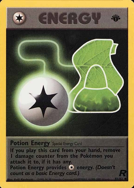 2000 Pokemon Rocket Potion Energy #82 TCG Card