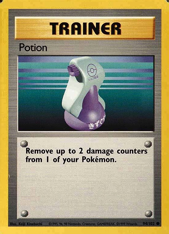 1999 Pokemon Game Potion #94 TCG Card