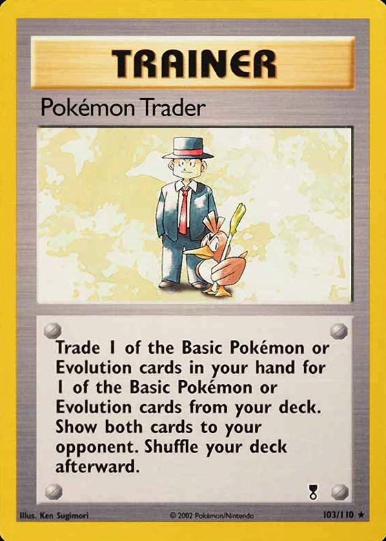 2002 Pokemon Legendary Collection  Pokemon Trader #103 TCG Card
