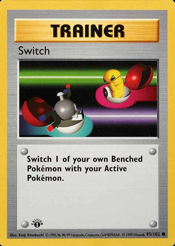 1999 Pokemon Game Switch #95 TCG Card