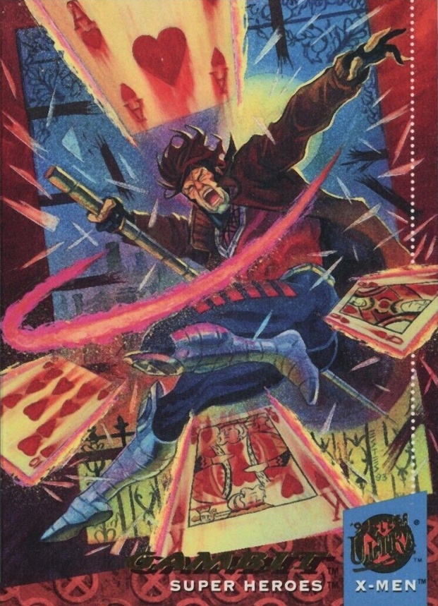 1994 Ultra X-Men Gambit #4 Non-Sports Card