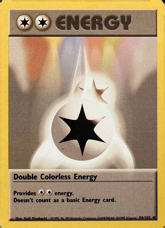 1999 Pokemon Game Double Colorless Energy #96 TCG Card