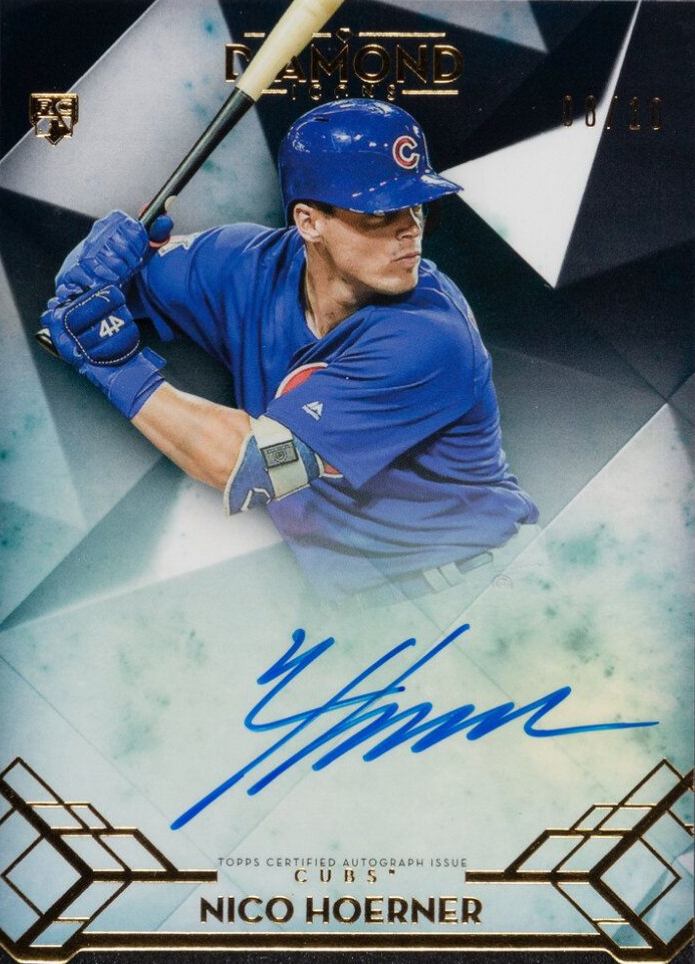 2020 Topps Diamond Icons Autographs Nico Hoerner #ACNH Baseball Card
