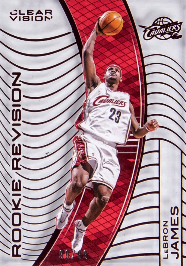 2015 Panini Clear Vision LeBron James #141 Basketball Card