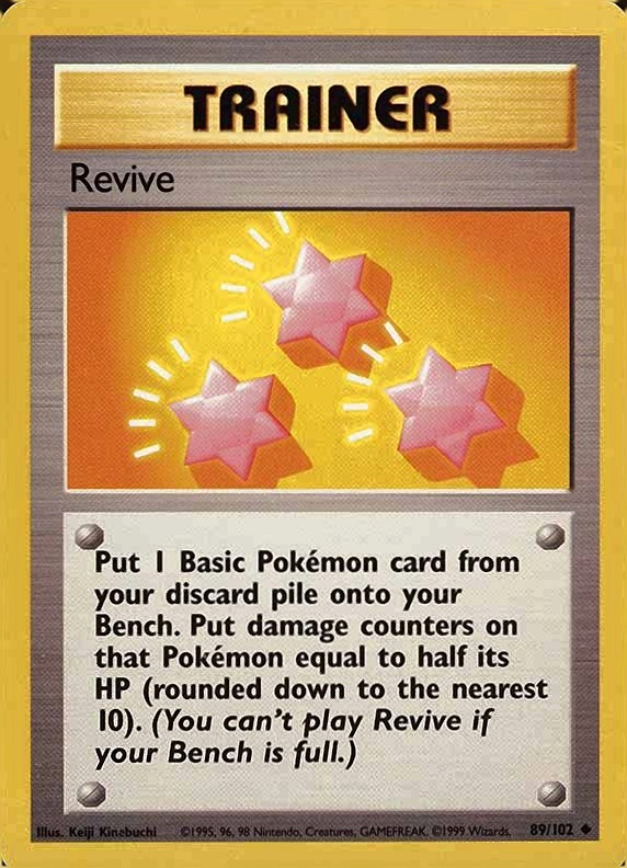 1999 Pokemon Game Revive #89 TCG Card