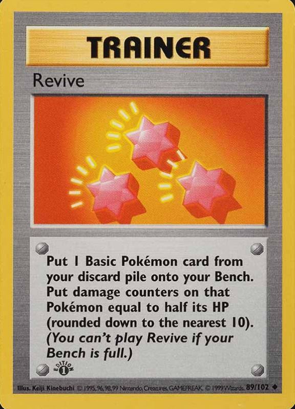 1999 Pokemon Game Revive #89 TCG Card