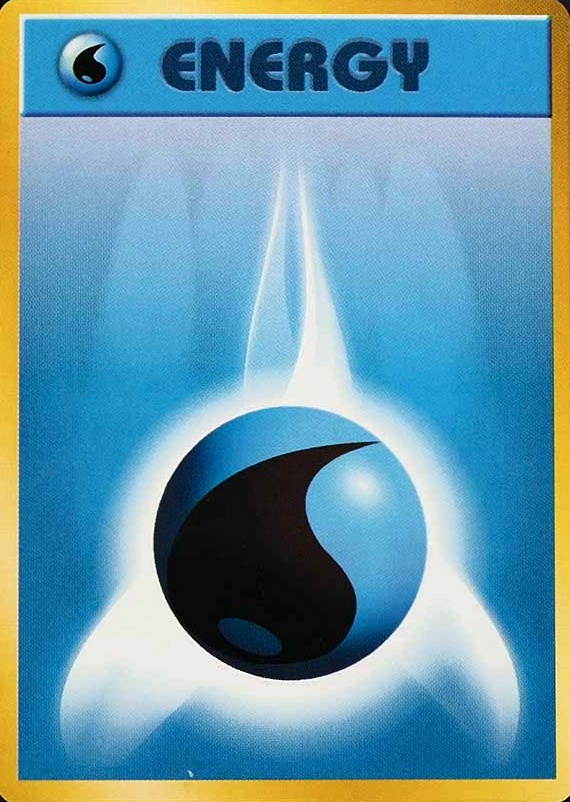1996 Pokemon Japanese Basic Water Energy # TCG Card