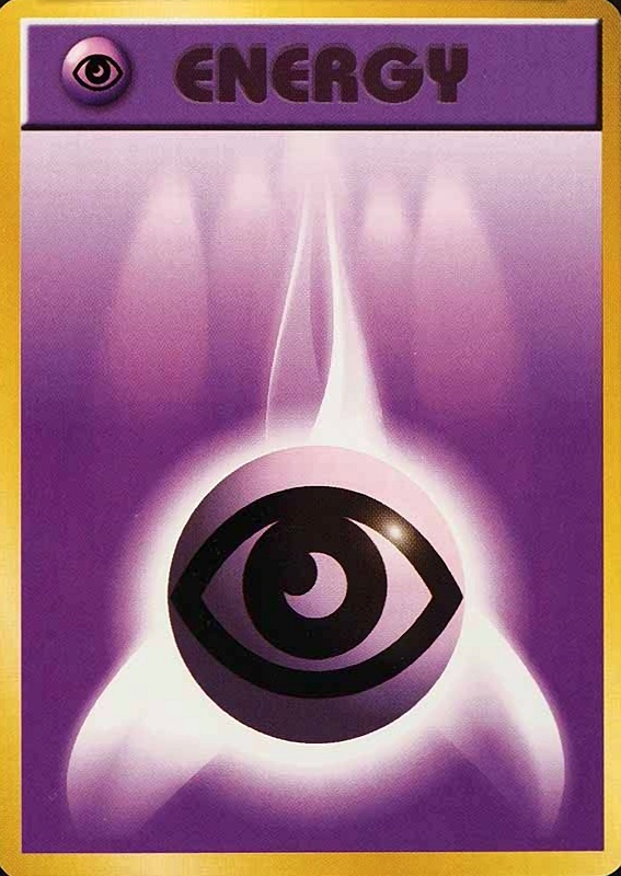 1996 Pokemon Japanese Basic Psychic Energy # TCG Card