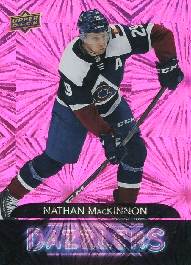 2020 Upper Deck Dazzlers Nathan MacKinnon #DZ12 Hockey Card