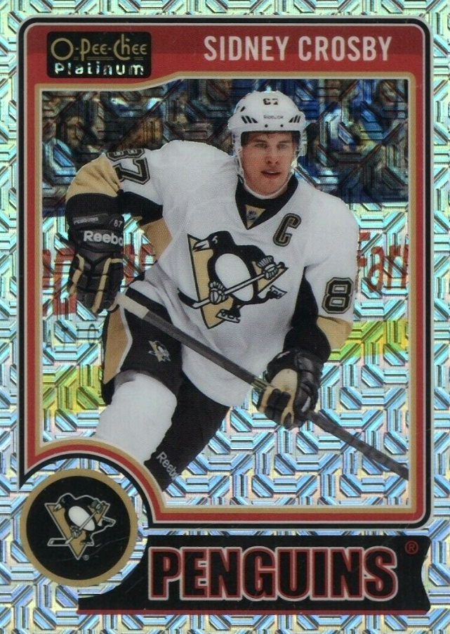 2014 O-Pee-Chee Platinum Sidney Crosby #8 Hockey Card