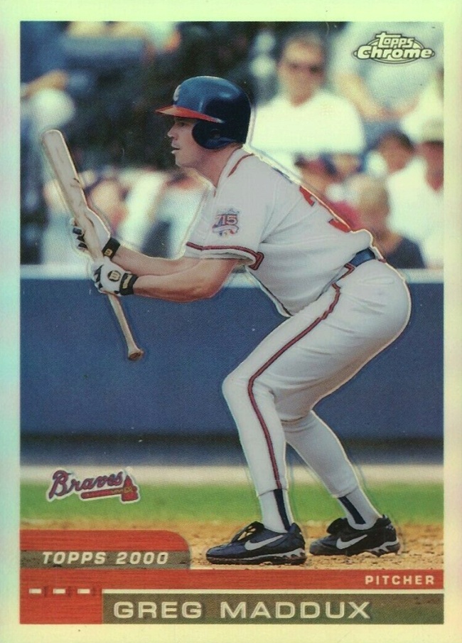 2000 Topps Chrome  Greg Maddux #425 Baseball Card