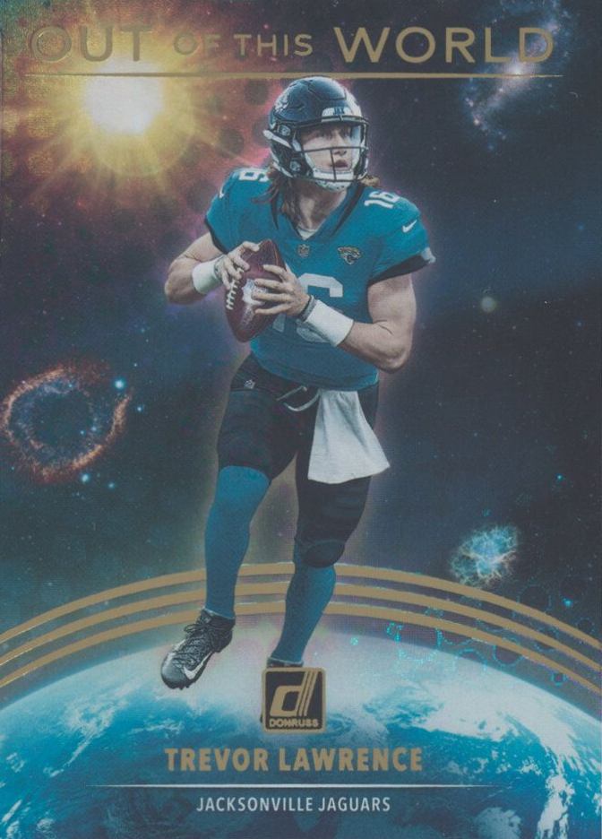 2021 Panini Donruss Out of This World Trevor Lawrence #OTWTRL Football Card