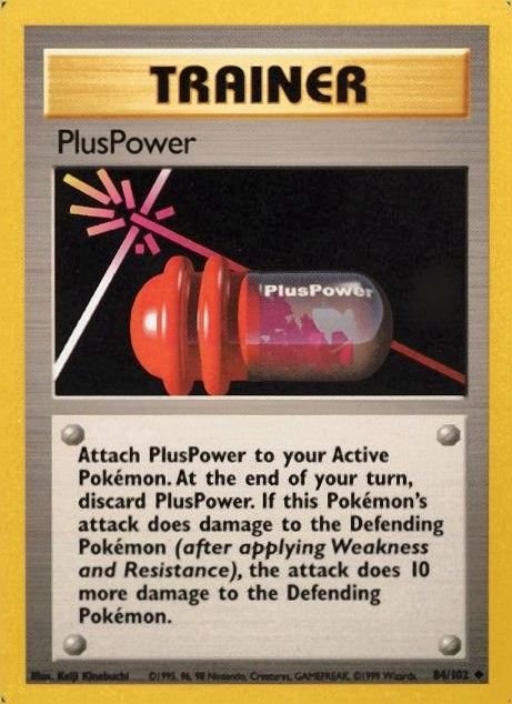 1999 Pokemon Game Pluspower #84 TCG Card