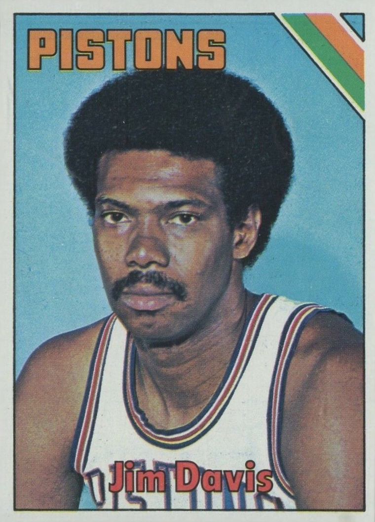 1975 Topps Jim Davis #174 Basketball Card