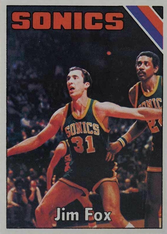 1975 Topps Jim Fox #164 Basketball Card