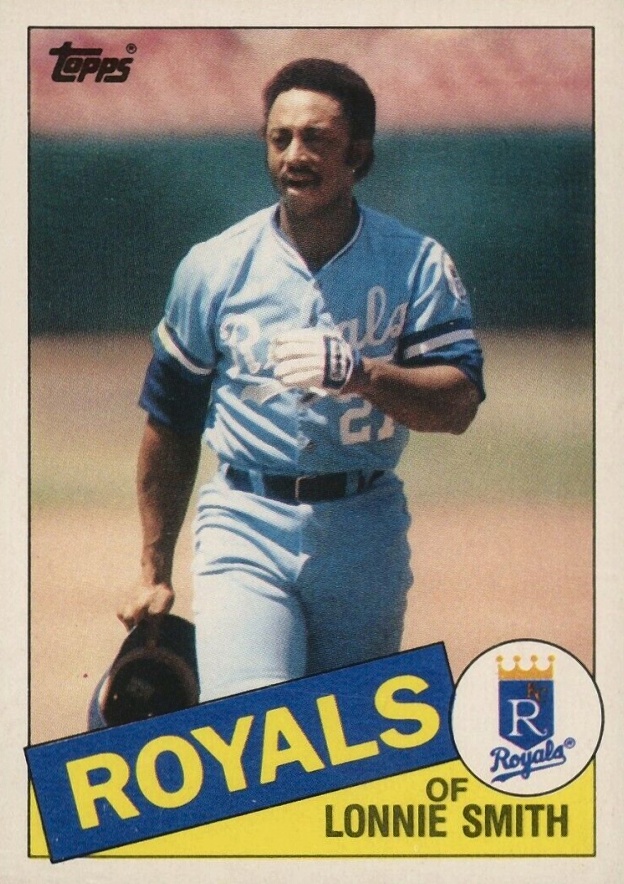 1985 Topps Traded Lonnie Smith #109T Baseball Card