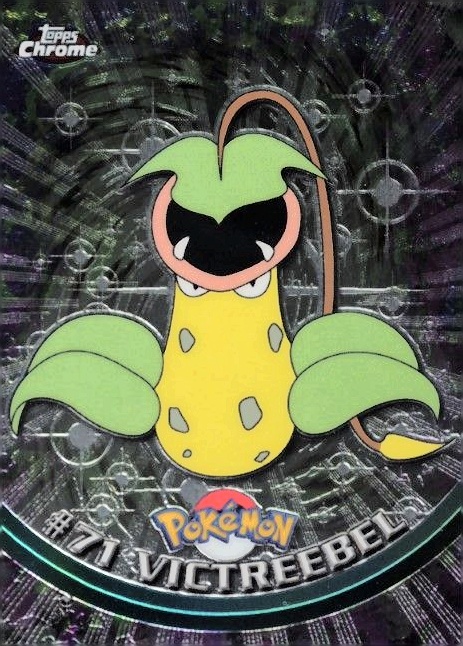 2000 Topps Chrome Pokemon T.V. Victreebel #71 TCG Card