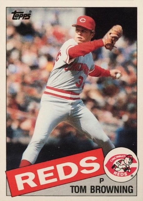 1985 Topps Traded Tom Browning #11T Baseball Card