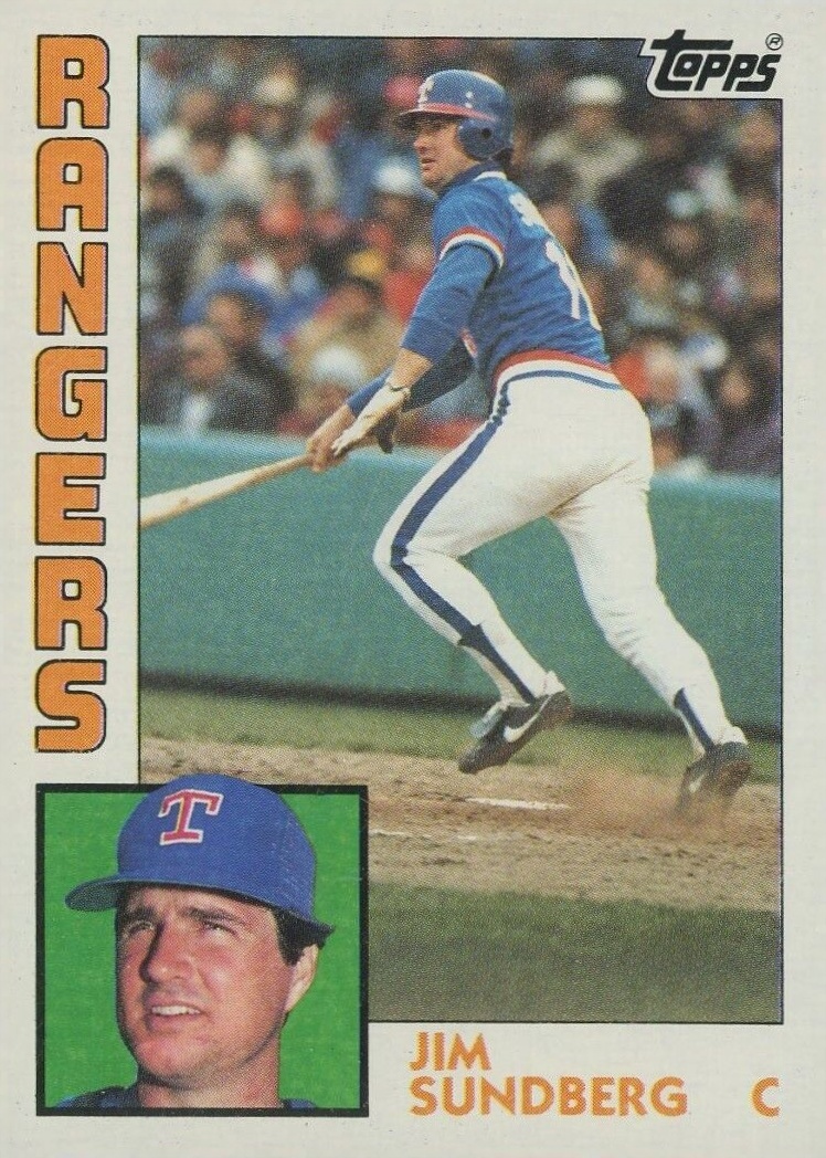 1984 Topps Jim Sundberg #779 Baseball Card