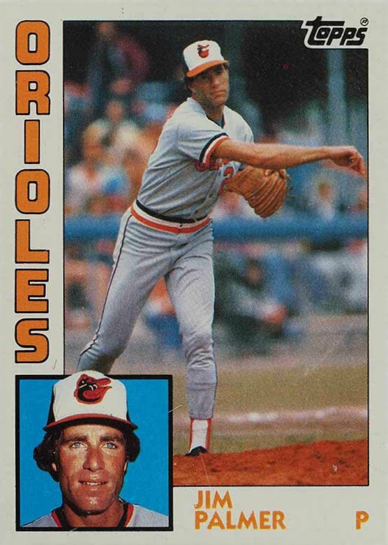 1984 Topps Jim Palmer #750 Baseball Card