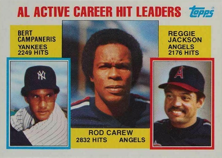 1984 Topps A.L. Active Career Hit Leaders #711 Baseball Card
