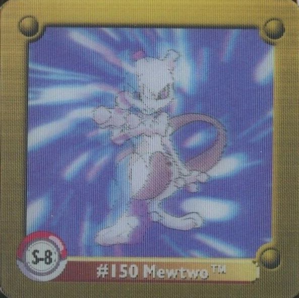 1999 Pokemon Action Flipz Series One 3-D Chase Mewtwo #S-8 TCG Card