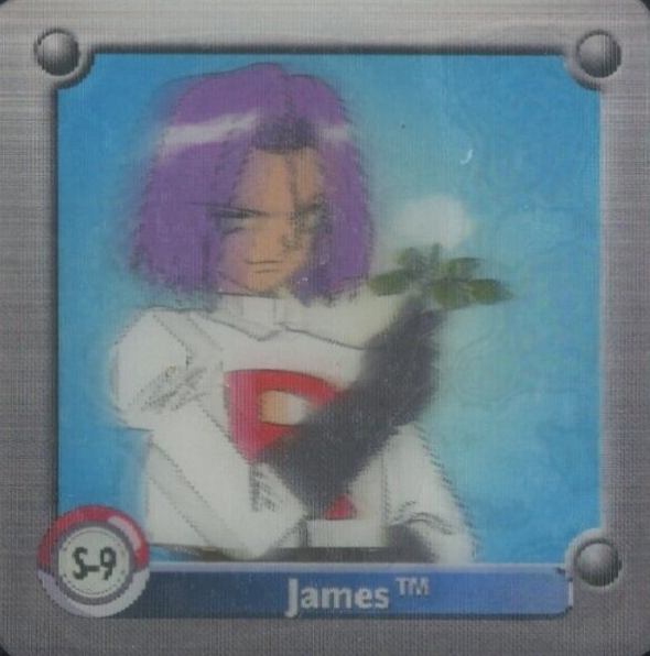 1999 Pokemon Action Flipz Series One 3-D Chase James #S-9 TCG Card
