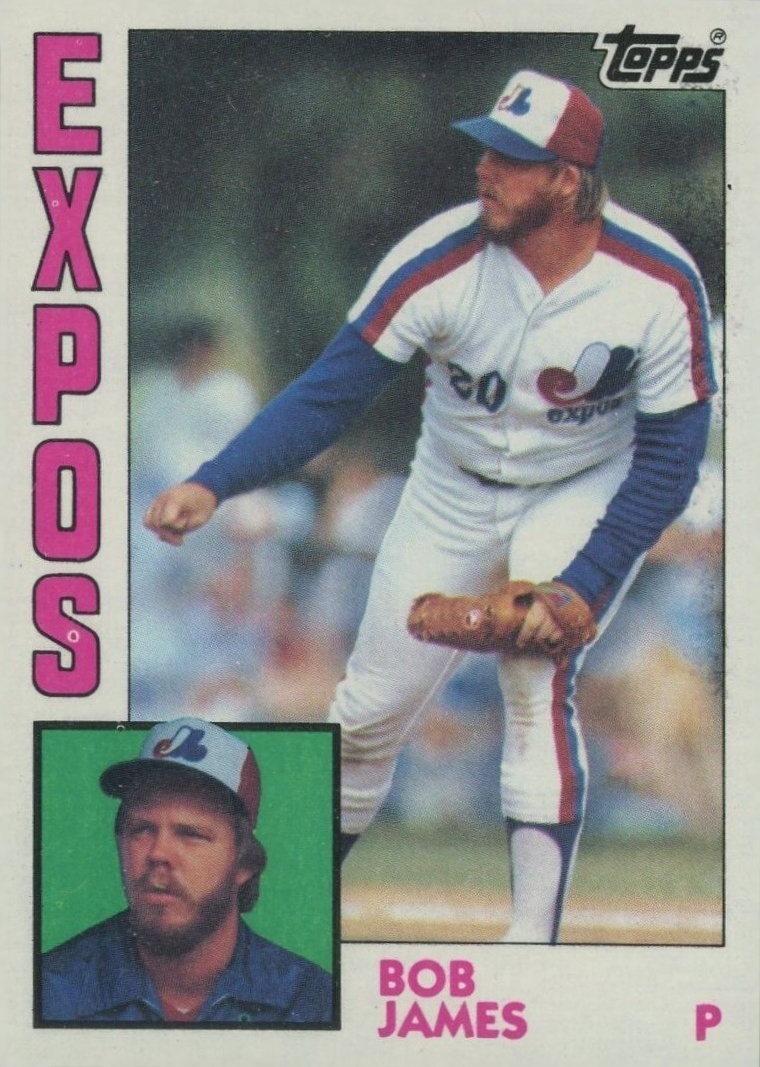 1984 Topps Bob James #579 Baseball Card