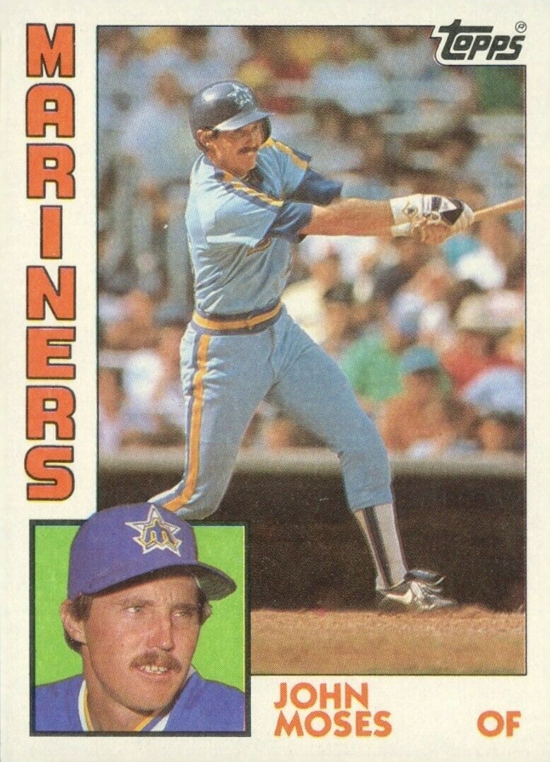 1984 Topps John Moses #517 Baseball Card