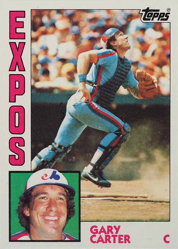 1984 Topps Gary Carter #450 Baseball Card