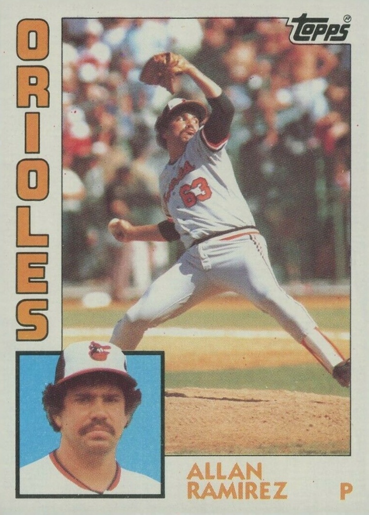 1984 Topps Allan Ramirez #347 Baseball Card