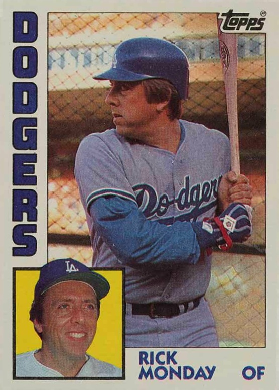 1984 Topps Rick Monday #274 Baseball Card