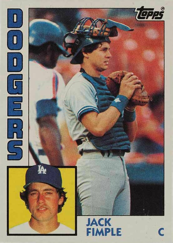 1984 Topps Jack Fimple #263 Baseball Card