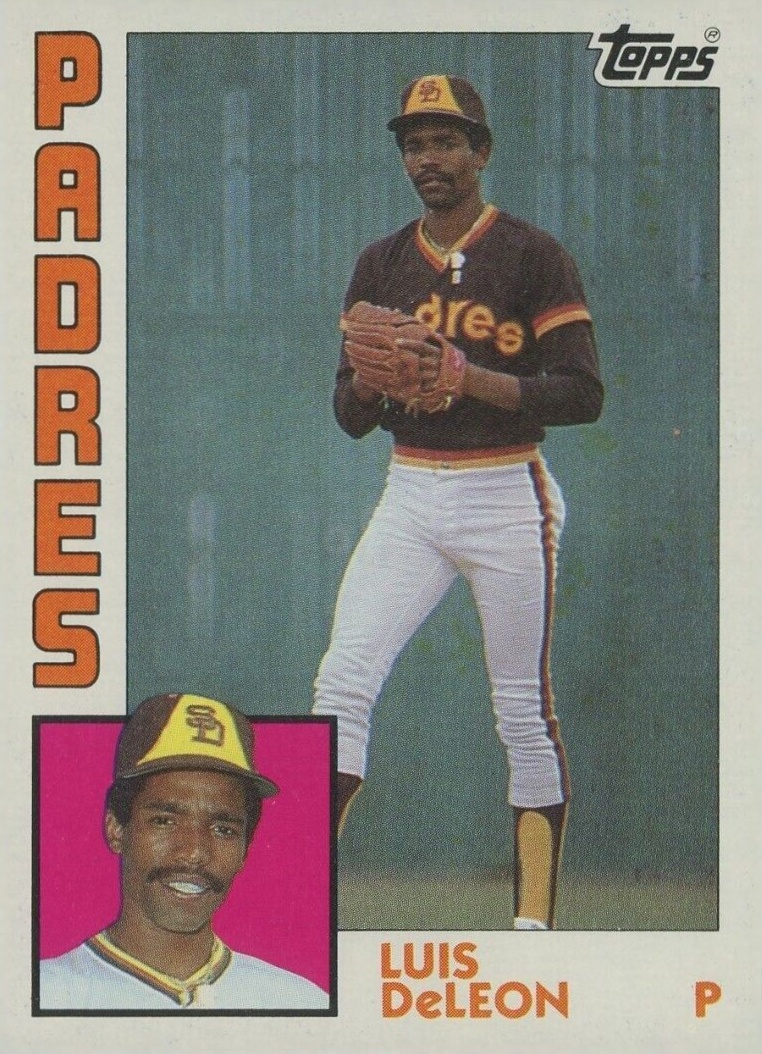 1984 Topps Luis DeLeon #38 Baseball Card
