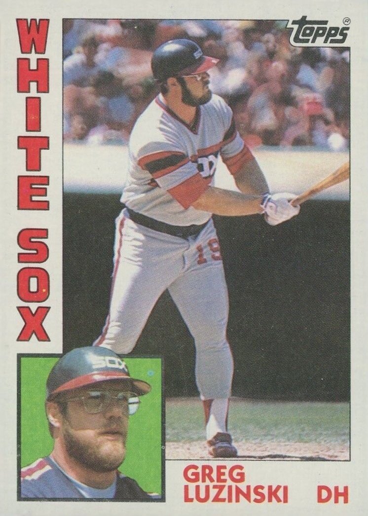 1984 Topps Greg Luzinski #20 Baseball Card