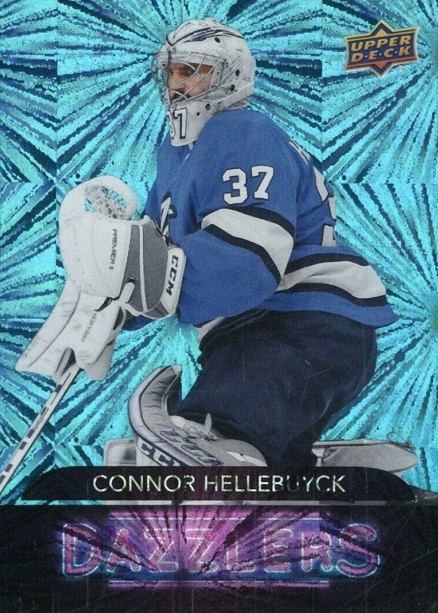 2020 Upper Deck Dazzlers Connor Hellebuyck #DZ49 Hockey Card