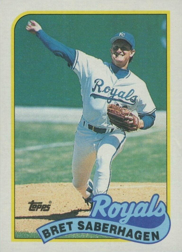 1989 Topps Bret Saberhagen #750 Baseball Card