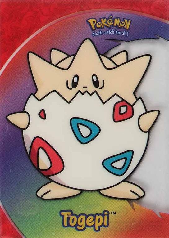 2000  Topps Pokemon TV Animation Clear Cards Togepi #PC8 TCG Card
