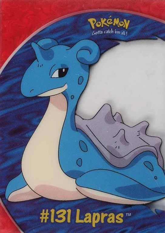 2000  Topps Pokemon TV Animation Clear Cards Lapras #PC10 TCG Card