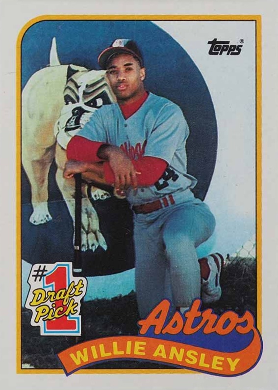 1989 Topps Willie Ansley #607 Baseball Card