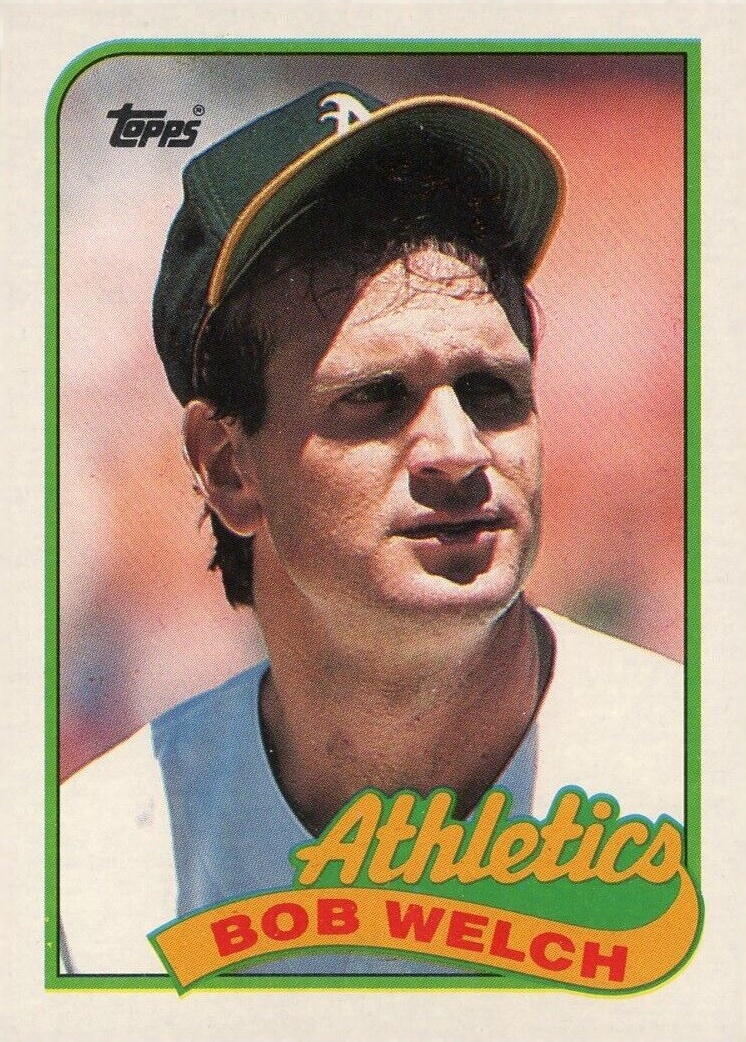 1989 Topps Bob Welch #605 Baseball Card